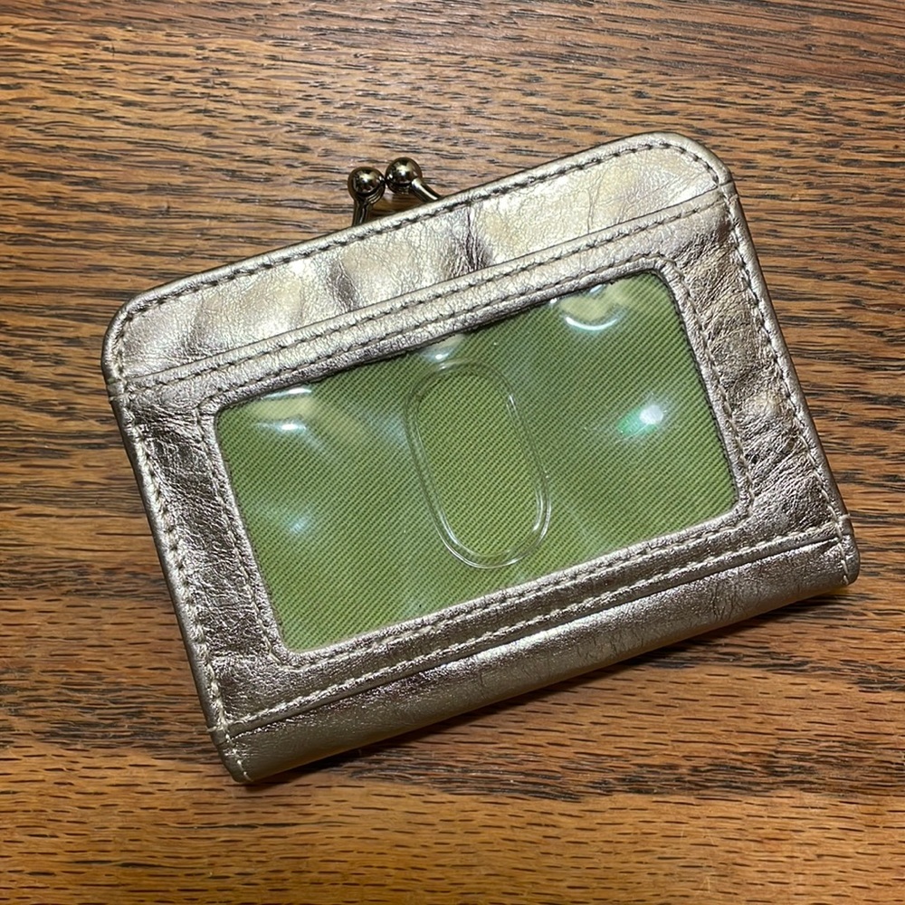 Metallic Fossil Mini Wallet